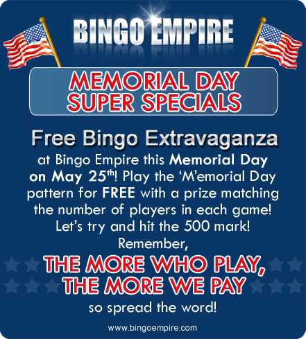 Memorial Day Specials