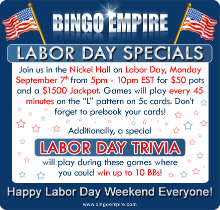 Labor Day Specials